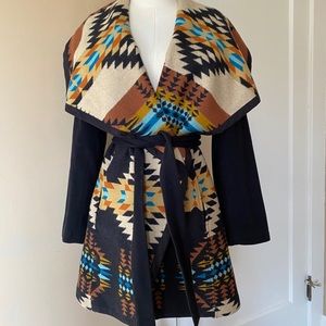 Pendleton Wool Wrap Coat